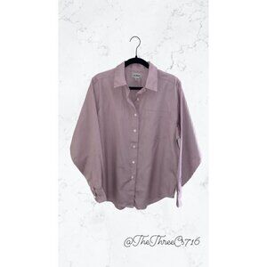 L.L. Bean Button Down Shirt Pink Size Med-Reg